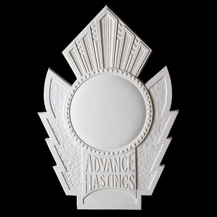 Advance Hastings commemorative plaster plaque