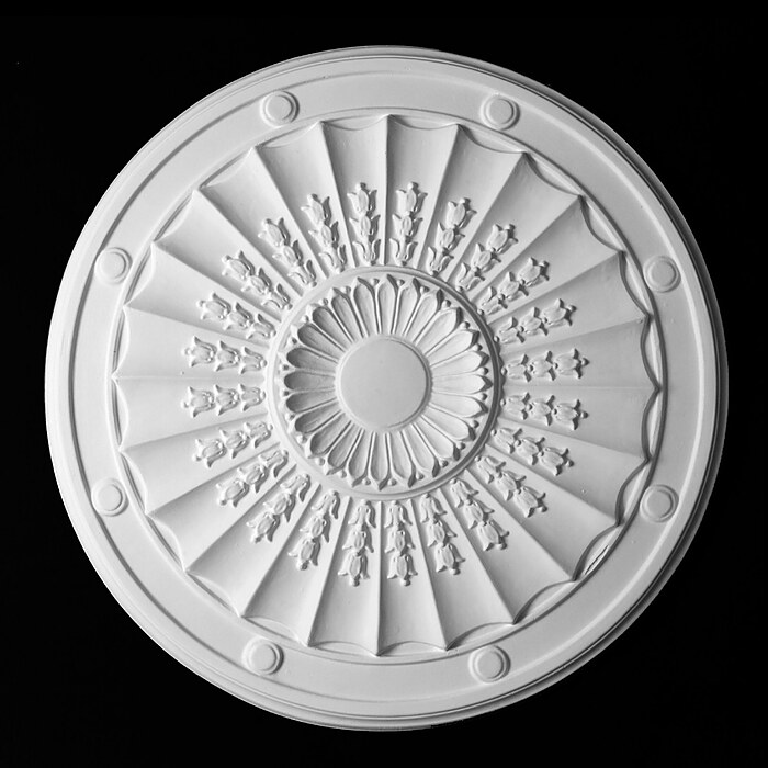 Fluted ceiling centre